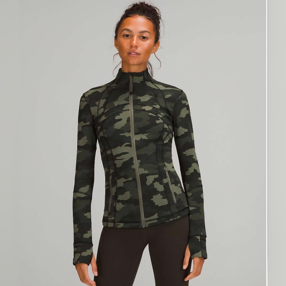 Lululemon Heritage Camo Define Jacket Size 12